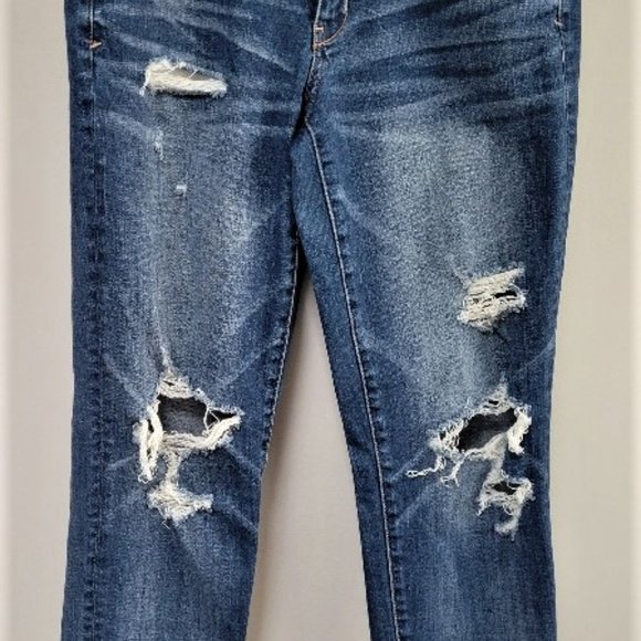 AMERICAN EAGLE OUTFITTERS Super Stretch X Distressed Skinny Jeans Size … - Picture 8 of 9